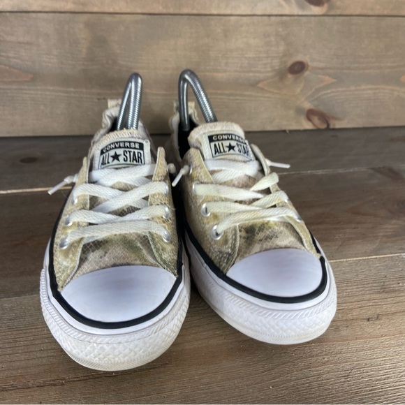 Converse all star chuck Taylor shoreline Womens 8 shoes snakeskin sneakers - Picture 5 of 8